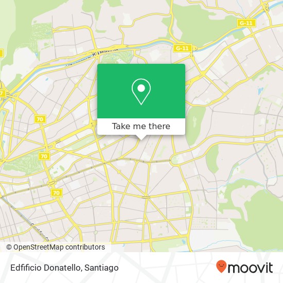 Edfificio Donatello map