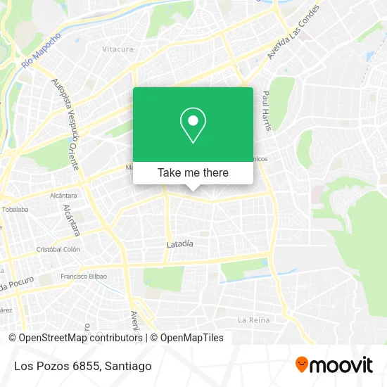 Los Pozos 6855 map