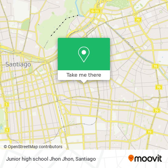 Junior high school Jhon Jhon map