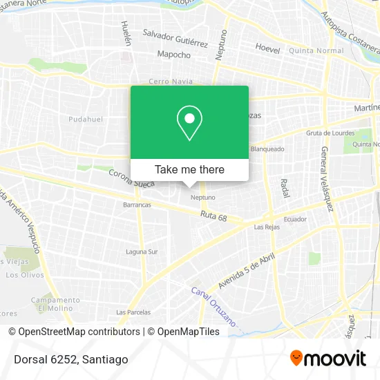 Dorsal 6252 map