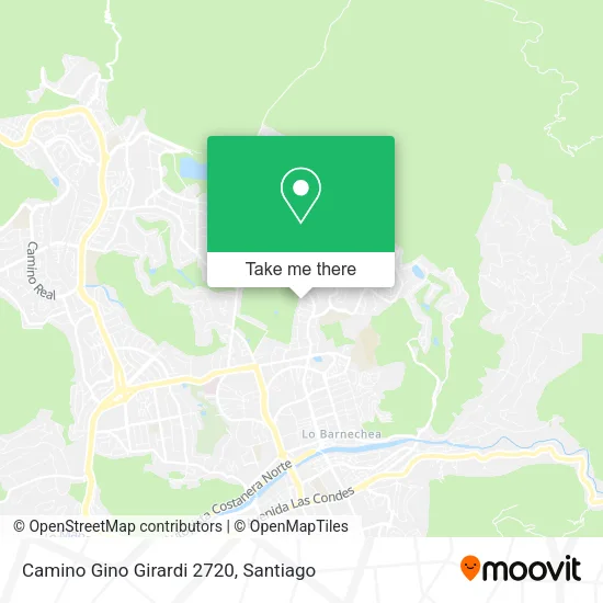 Camino Gino Girardi 2720 map
