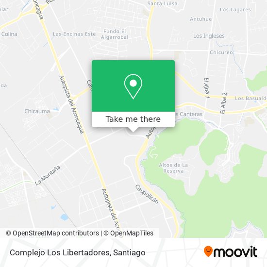 Complejo Los Libertadores map