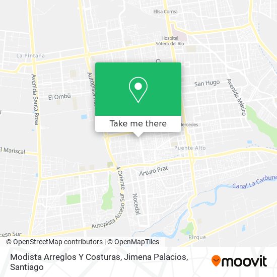Modista Arreglos Y Costuras, Jimena  Palacios map
