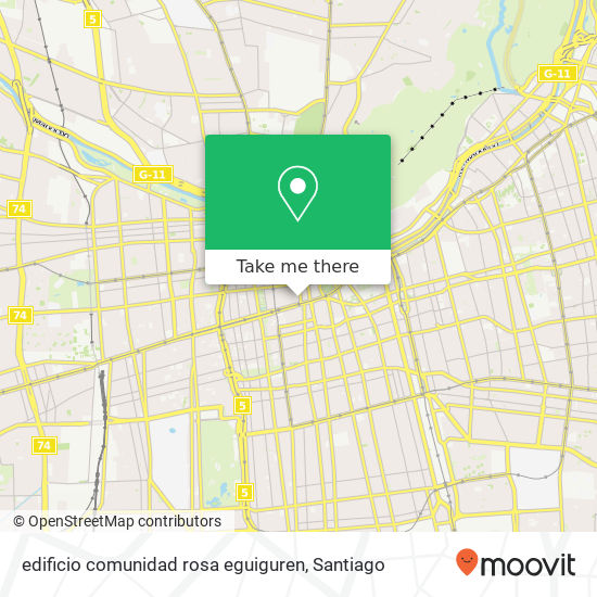 Mapa de edificio comunidad rosa eguiguren