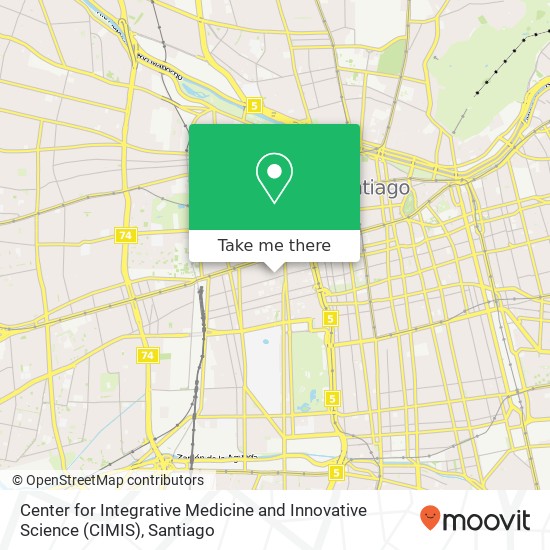 Center for Integrative Medicine and Innovative Science (CIMIS) map