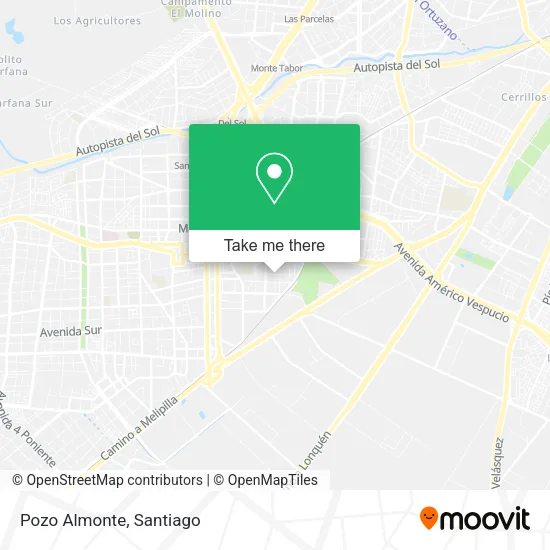 Pozo Almonte map