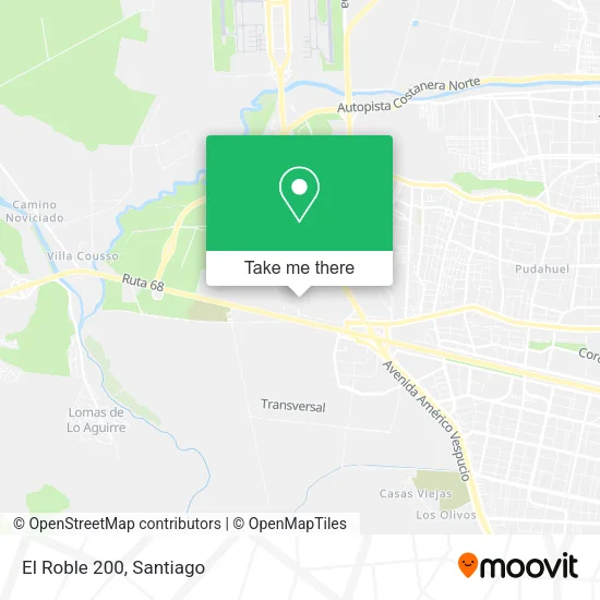 El Roble 200 map