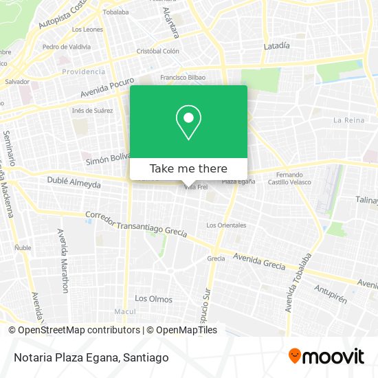 Mapa de Notaria Plaza Egana
