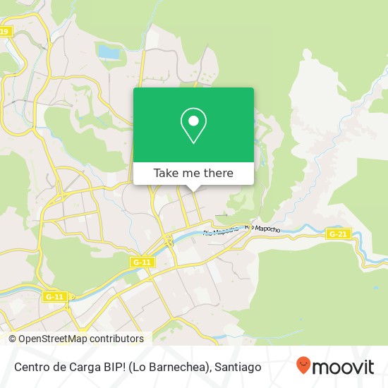 Centro de Carga BIP! (Lo Barnechea) map