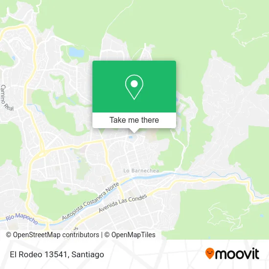 El Rodeo 13541 map