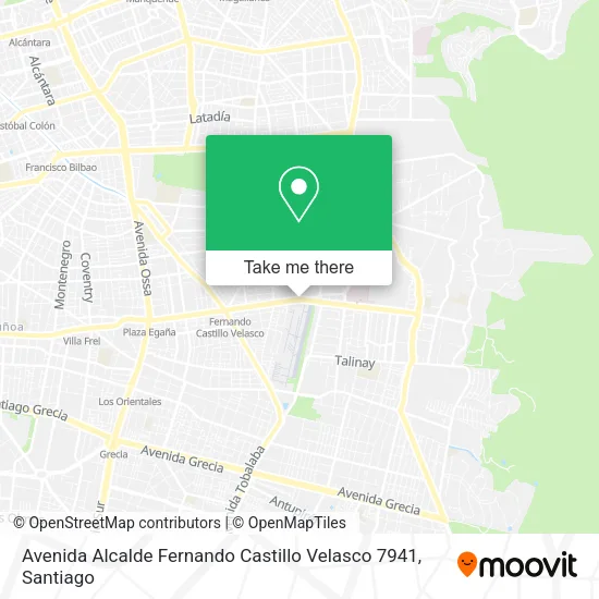 Avenida Alcalde Fernando Castillo Velasco 7941 map