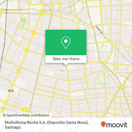 Multioficina Rocha S.A. (Deposito Santa Rosa) map