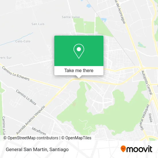 General San Martín map
