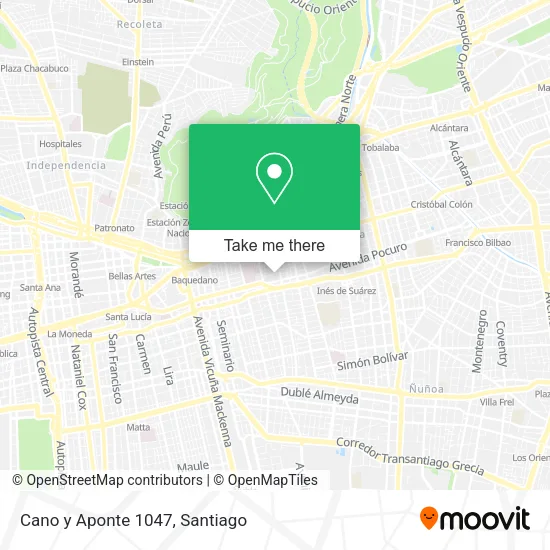 Cano y Aponte 1047 map