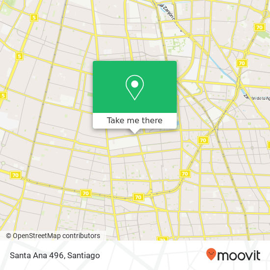 Santa Ana 496 map