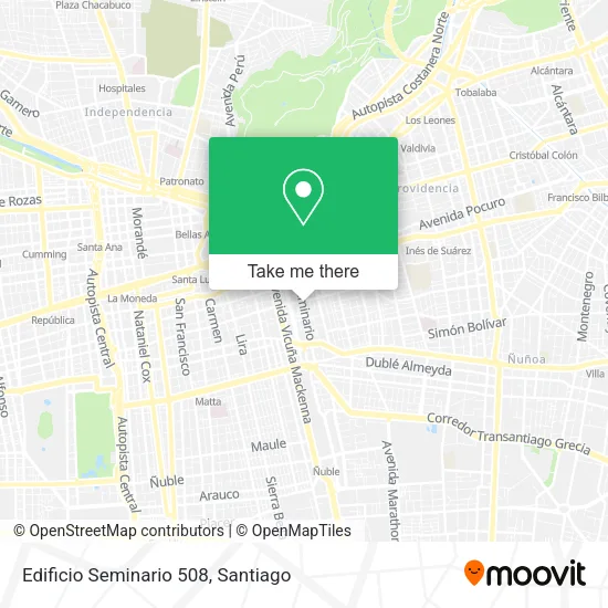 Edificio Seminario 508 map