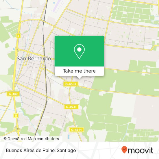 Buenos Aires de Paine map