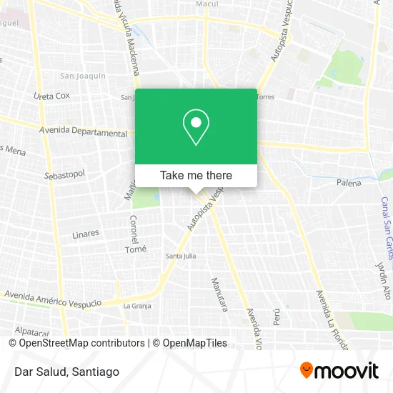 Dar Salud map