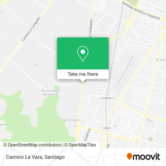 Camino La Vara map