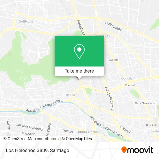 Los Helechos 3889 map