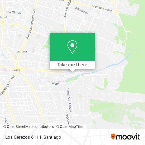 Mapa de Los Cerezos 6111