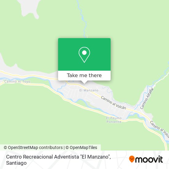 Mapa de Centro Recreacional Adventista "El Manzano"