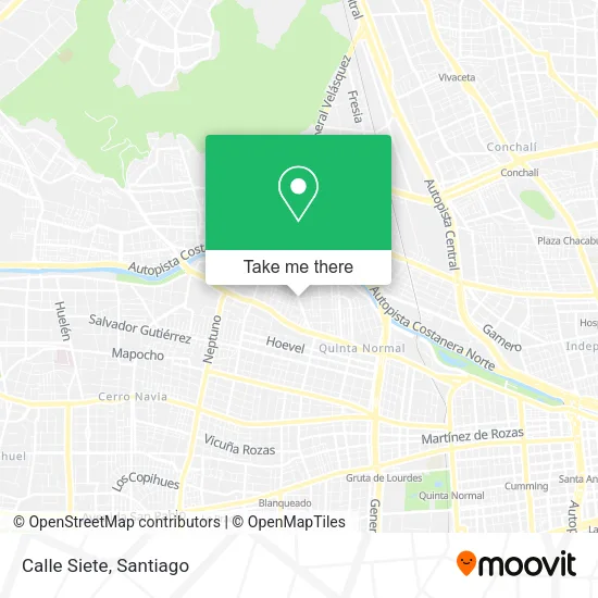 Mapa de Calle Siete