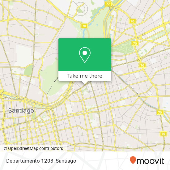 Departamento 1203 map