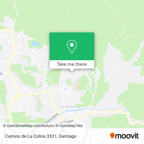 Camino de La Colina 3321 map
