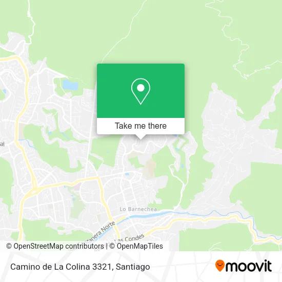 Camino de La Colina 3321 map