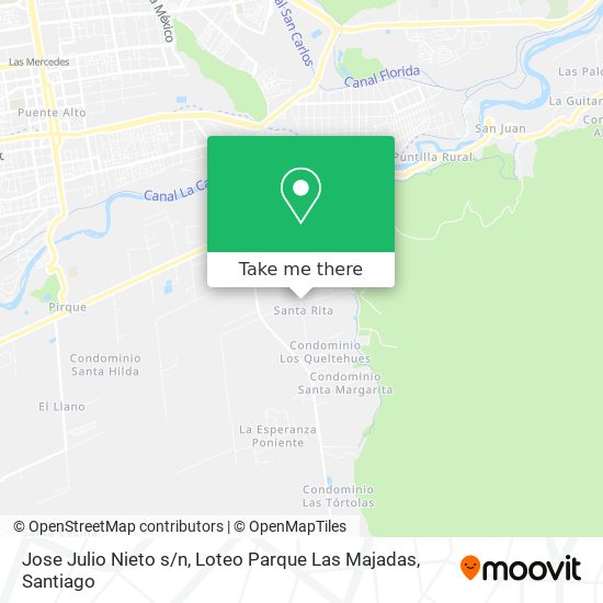 Jose Julio Nieto s / n, Loteo Parque Las Majadas map