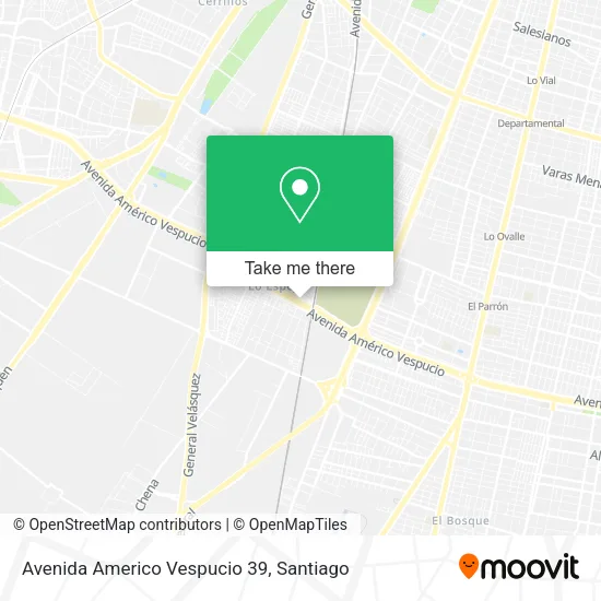 Avenida Americo Vespucio 39 map