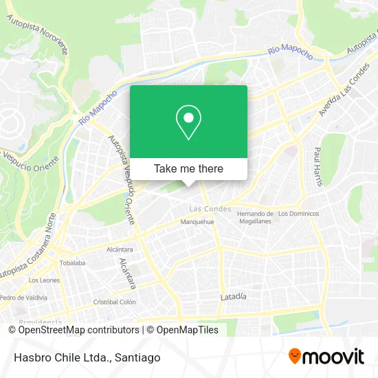 Hasbro Chile Ltda. map