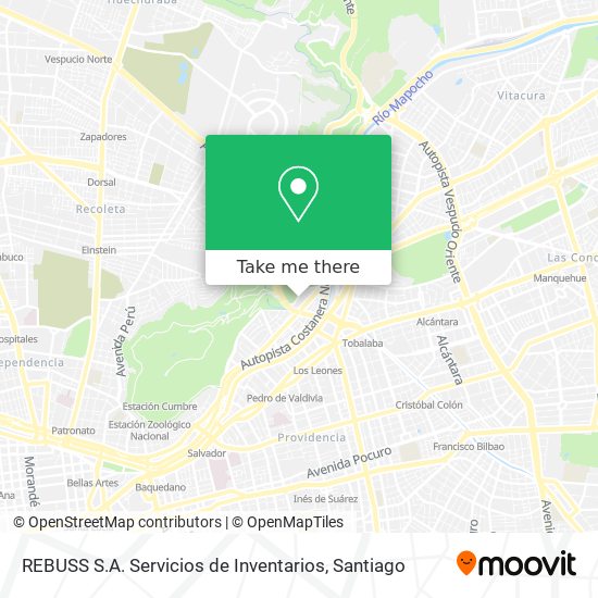 Mapa de REBUSS S.A. Servicios de Inventarios