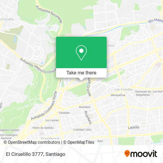 El Ciruelillo 3777 map