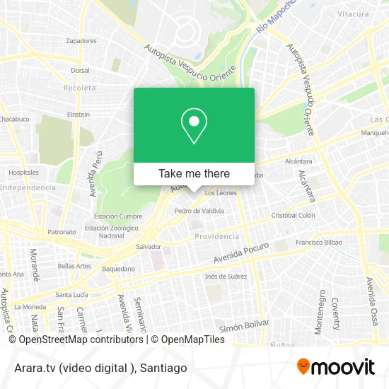Arara.tv (video digital ) map