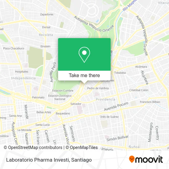 Laboratorio Pharma Investi map