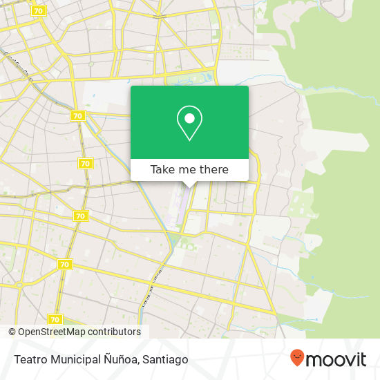 Teatro Municipal Ñuñoa map