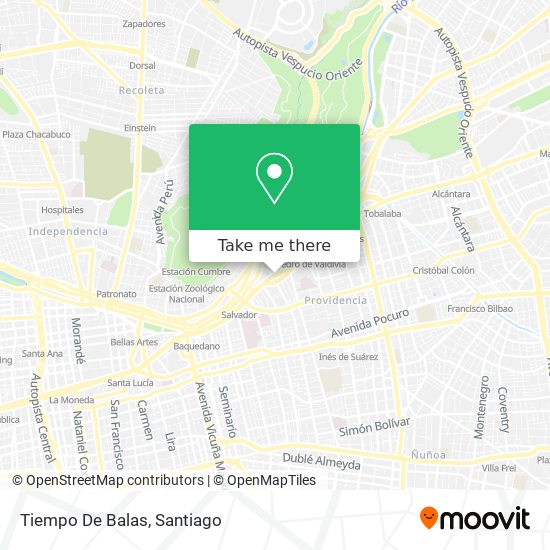 Tiempo De Balas map