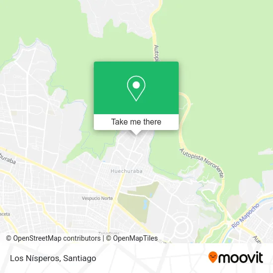 Los Nísperos map