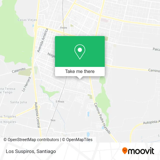 Los Suspiros map