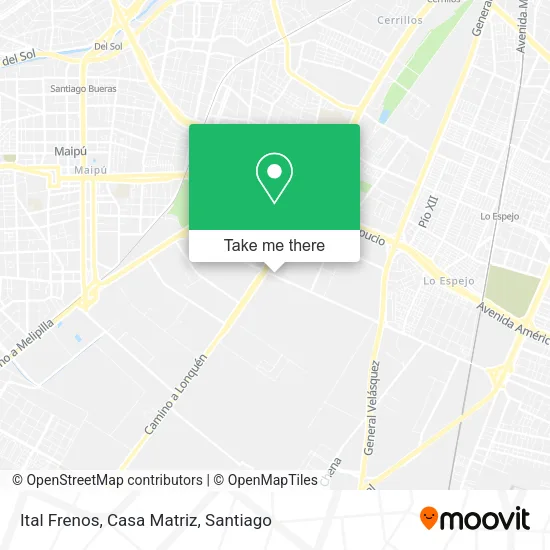 Ital Frenos, Casa Matriz map