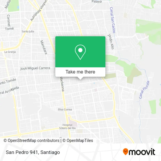 San Pedro 941 map