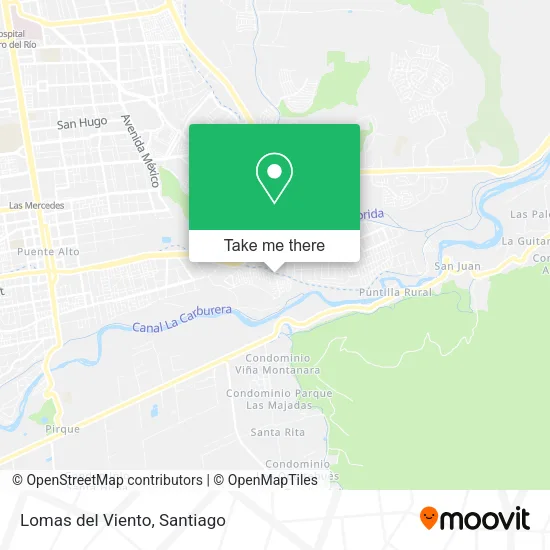 Lomas del Viento map