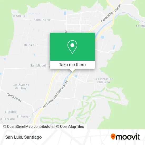 San Luis map
