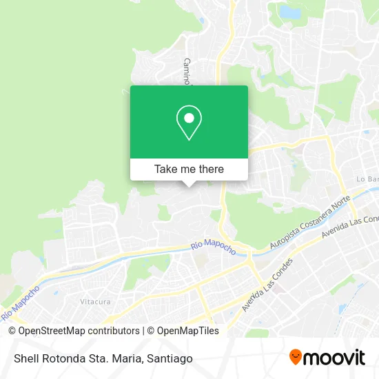 Shell Rotonda Sta. Maria map