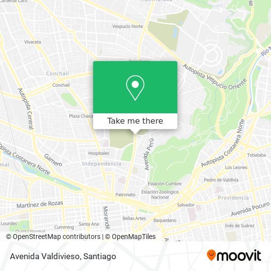 Avenida Valdivieso map