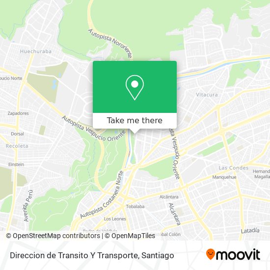 Direccion de Transito Y Transporte map