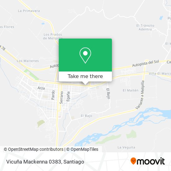 Vicuña Mackenna 0383 map