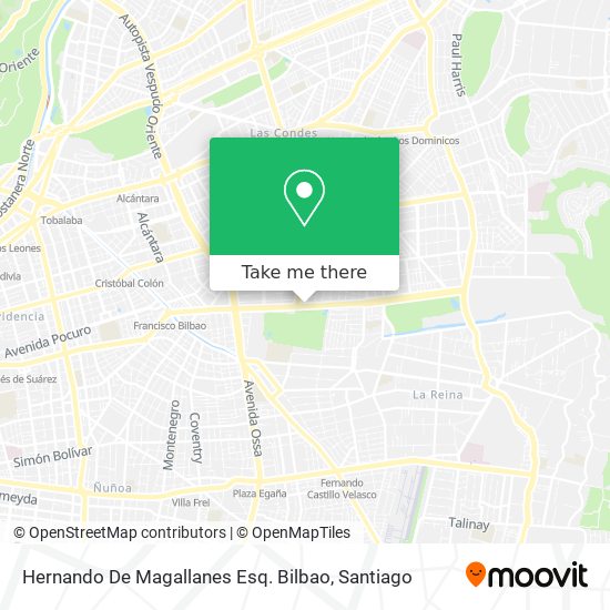 Hernando De Magallanes Esq. Bilbao map